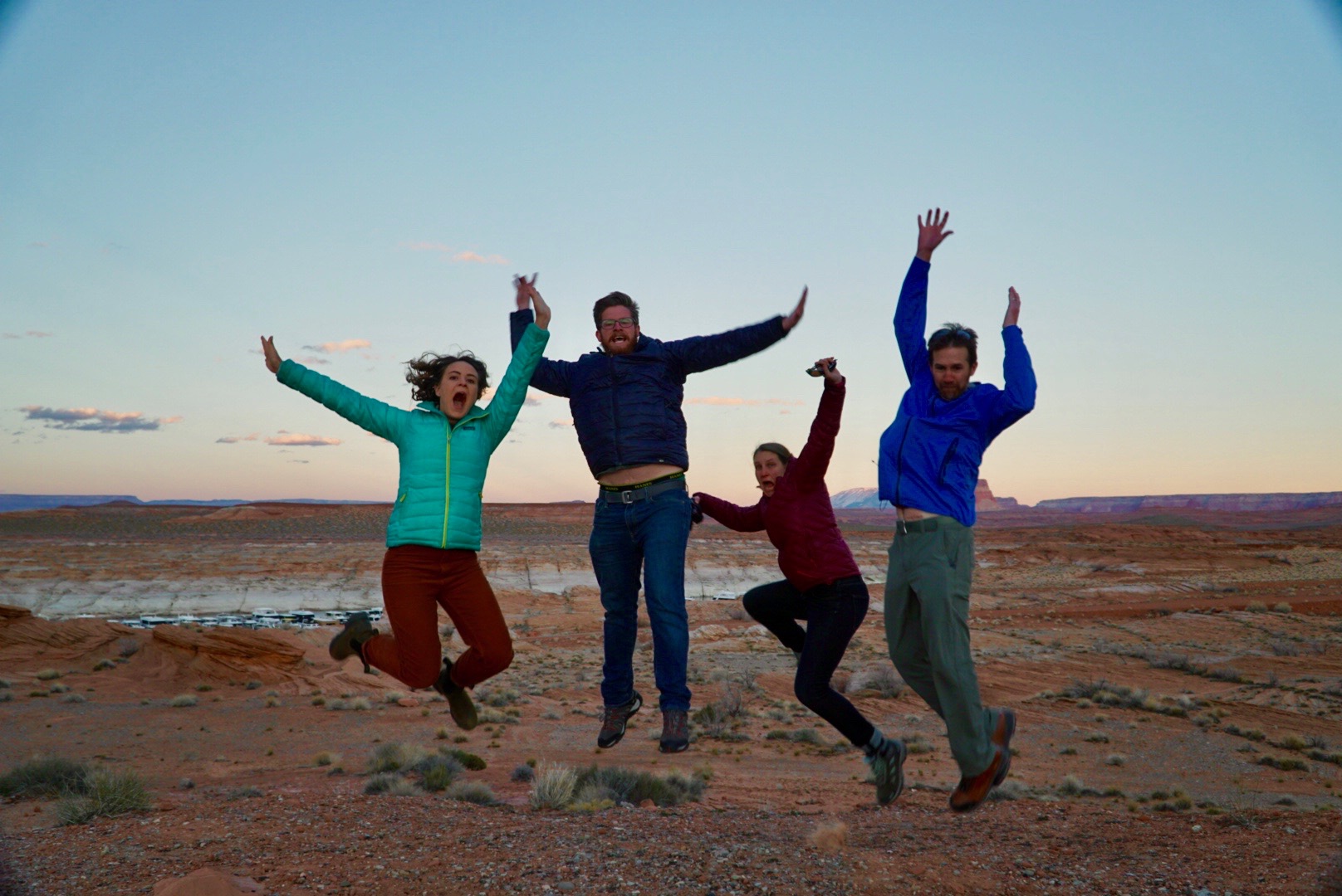 4 of us jumping